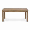 Esstisch Naturbraun massives Akazienholz rechteckig 160 x 90 x 75 cm